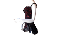 Load image into Gallery viewer, Black &amp; Red Corset Dress
