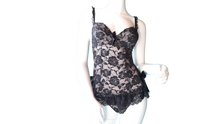 Load image into Gallery viewer, Black &amp; Pink Corset Dress
